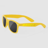 Gele Vlinders Plastic Zonnebril (Links)
