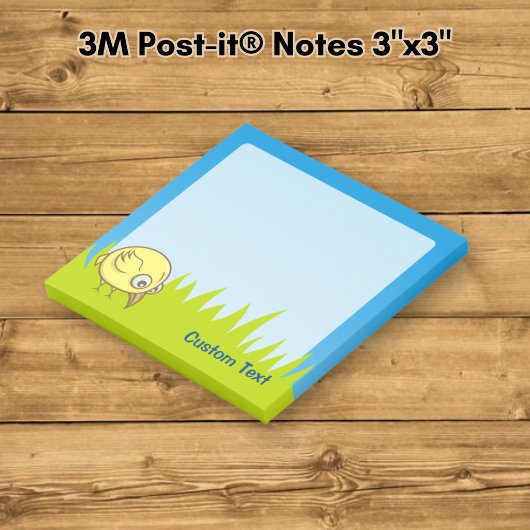 Gele Vogel Cartoon Post-it® Notes