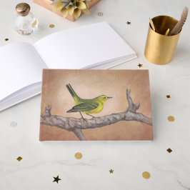 Gele vogel gastenboek