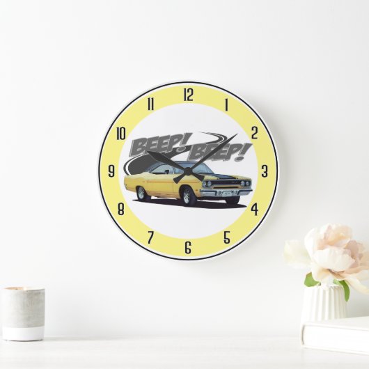 Gele vogel grote klok (Huis)