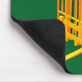 Gele vorkheftruck, pallettruck voor kinderen muismat (Hoek)