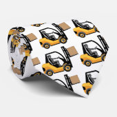 Gele vorklift stropdas (Opgerold)