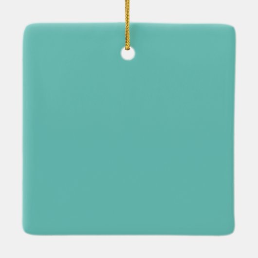 gele vrachtwagen in sneeuw keramisch ornament (Achterkant)