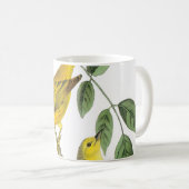 Gele Warbler door Audubon Koffiemok (Voorkant rechts)