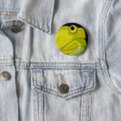 Gele Watchman Goby Fish Ronde Button 5,7 Cm (In situ)