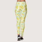 Gele watermeloenslijmen leggings (Achterkant)