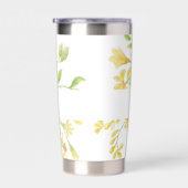 Gele waterverf gepersonaliseerd geïsoleerde drinkbeker (Rechts)