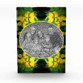 Gele Wildbloemen Lijst Creëer Uw Eigen Fotoblokken (Voorkant)