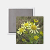 Gele Wildbloemen Magnet Magneet (Voorkant / Achterkant)