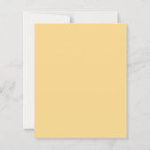 Gele Wildbloemen Witte margrieten 40e verjaardag (Achterkant)