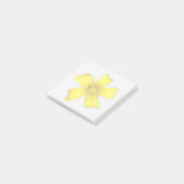 Gele wilde bloem plakbriefjes post-it® notes (Schuin)