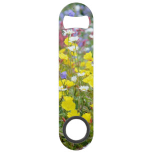 Gele wilde bloemen speed flessenopener