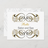 gele witte grafische kaart (Voorkant / Achterkant)