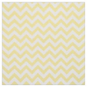 Gele witte rendy Chevron Pattern Fabric Stof