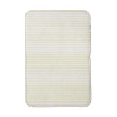 Gele Witte Strepen Badmat (Voorkant Verticaal)