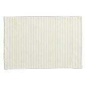 Gele Witte Strepen Kussensloop (Voorkant-Rechts)