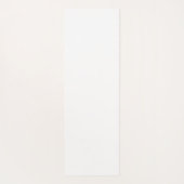 Gele & Witte Strepen Monogram Naam Yogamat (Achterkant)