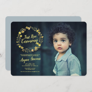 Gele Wreath First Rice Ceremony Kaart