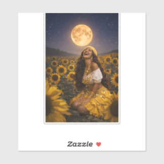 gele zigeunerin sticker