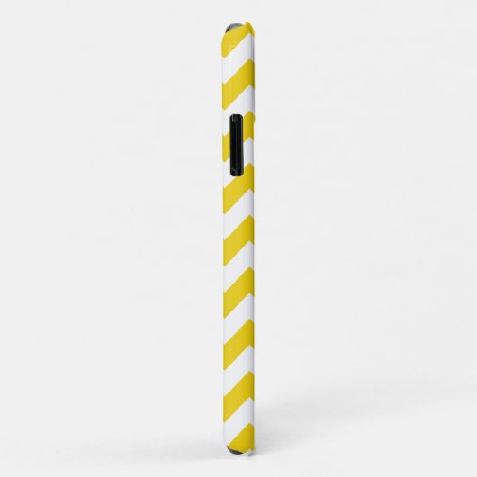 Gele zigzag, gele Chevron, geometrisch patroon Case-Mate iPhone Case (Achterkant/rechts)