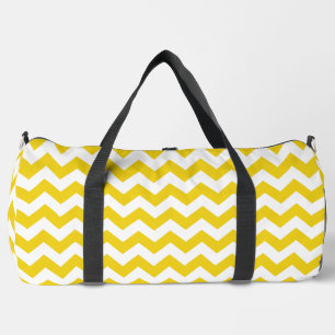 Gele zigzag, gele Chevron, geometrisch patroon Plunjezak