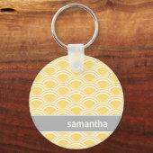 Gele zon sleutelhanger (Voorkant)