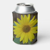 Gele zonnebloem blikjeskoeler (Blikje Achterkant)