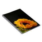 Gele zonnebloem Blossom Notitieboek (Rechterzijde)
