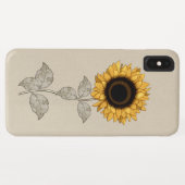 Gele Zonnebloem Case-Mate iPhone Case (Achterkant (horizontaal))