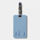 Gele Zonnebloem Custom Bagagelabel (Achterkant verticaal)