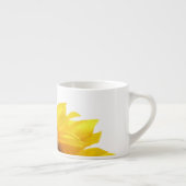 gele zonnebloem espresso kop (Rechts)