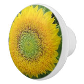 Gele zonnebloem Keramische knop (Rechts)