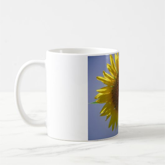 Gele zonnebloem koffiemok (Links)