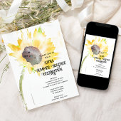 Gele Zonnebloem Litha Zomer Zonnebloem Viering Kaart