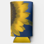 Gele zonnebloem op Blue Wedding Favor (Voorkant)