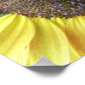 Gele Zonnebloem Print (Hoek)
