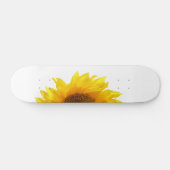 gele zonnebloem skateboard (Horizontaal)
