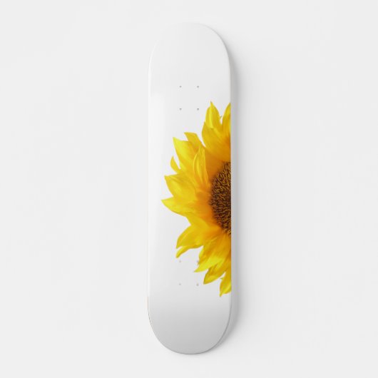 gele zonnebloem skateboard (Voorkant)