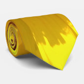 Gele zonnebloem stropdas (Opgerold)