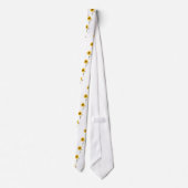 Gele zonnebloem stropdas (Achterkant)