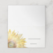 Gele Zonnebloemen Aquarel (Buitenkant ongevouwen)