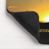 Gele zonsondergang Grassy Meadow Muismat (Hoek)