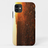 Gele Zonsondergang Pompoenveld Case-Mate iPhone Case (Achterkant)