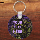 Gele zwammen sleutelhanger (Voorkant)