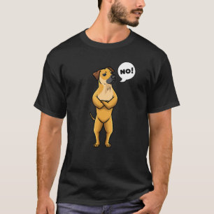 Gele zwarte mond van de kurk t-shirt