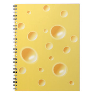 Gele Zwitserse Kaas Textuur Notitieboek