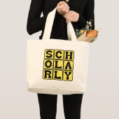 Geleerd, Studieus Grote Tote Bag (Voorkant (product))
