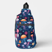 Gelei vis pickleball sling bag (Voorkant)