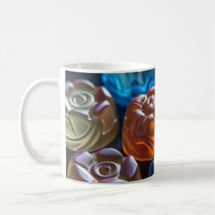 Geleiachtig snoepplezier koffiemok