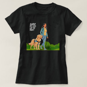Geleid door liefde - Guide Dog Support Design voor T-shirt